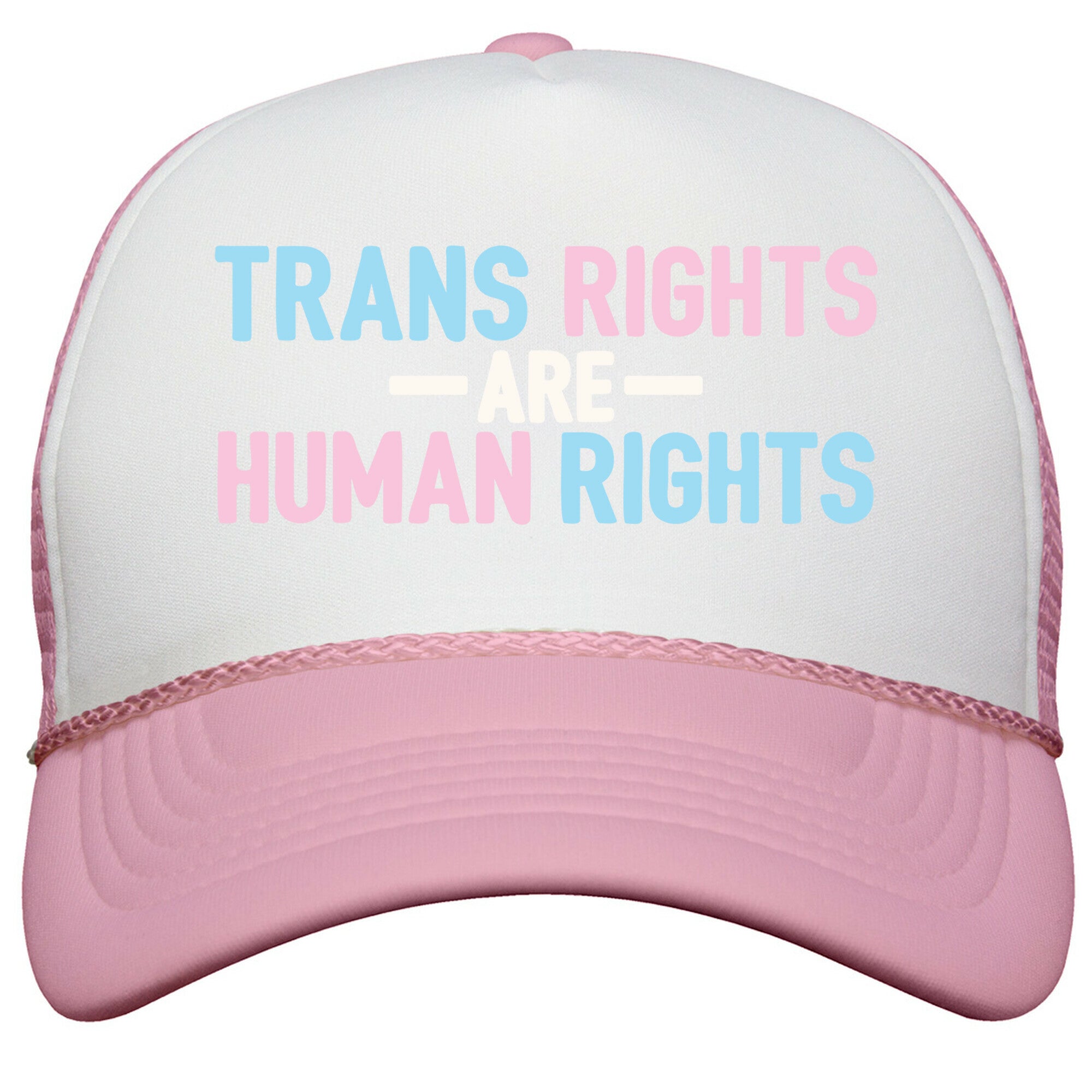 Trans Rights Are Human Rights Snapback Trucker Hat